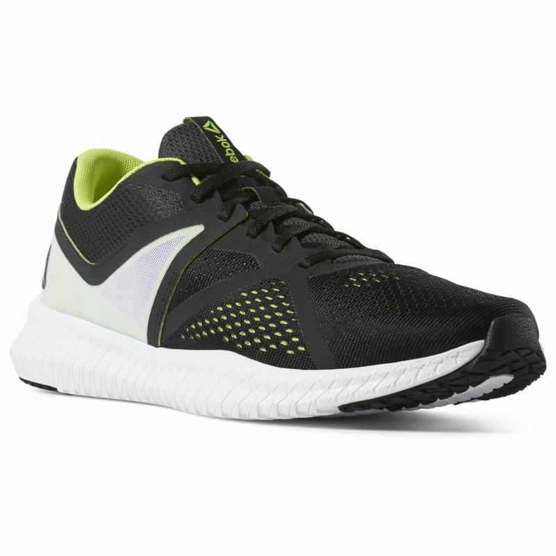 Adidasi Training Reebok Flexagon Fit Barbati Negrii/Albi/Verzi Deschis Romania MB3961JG